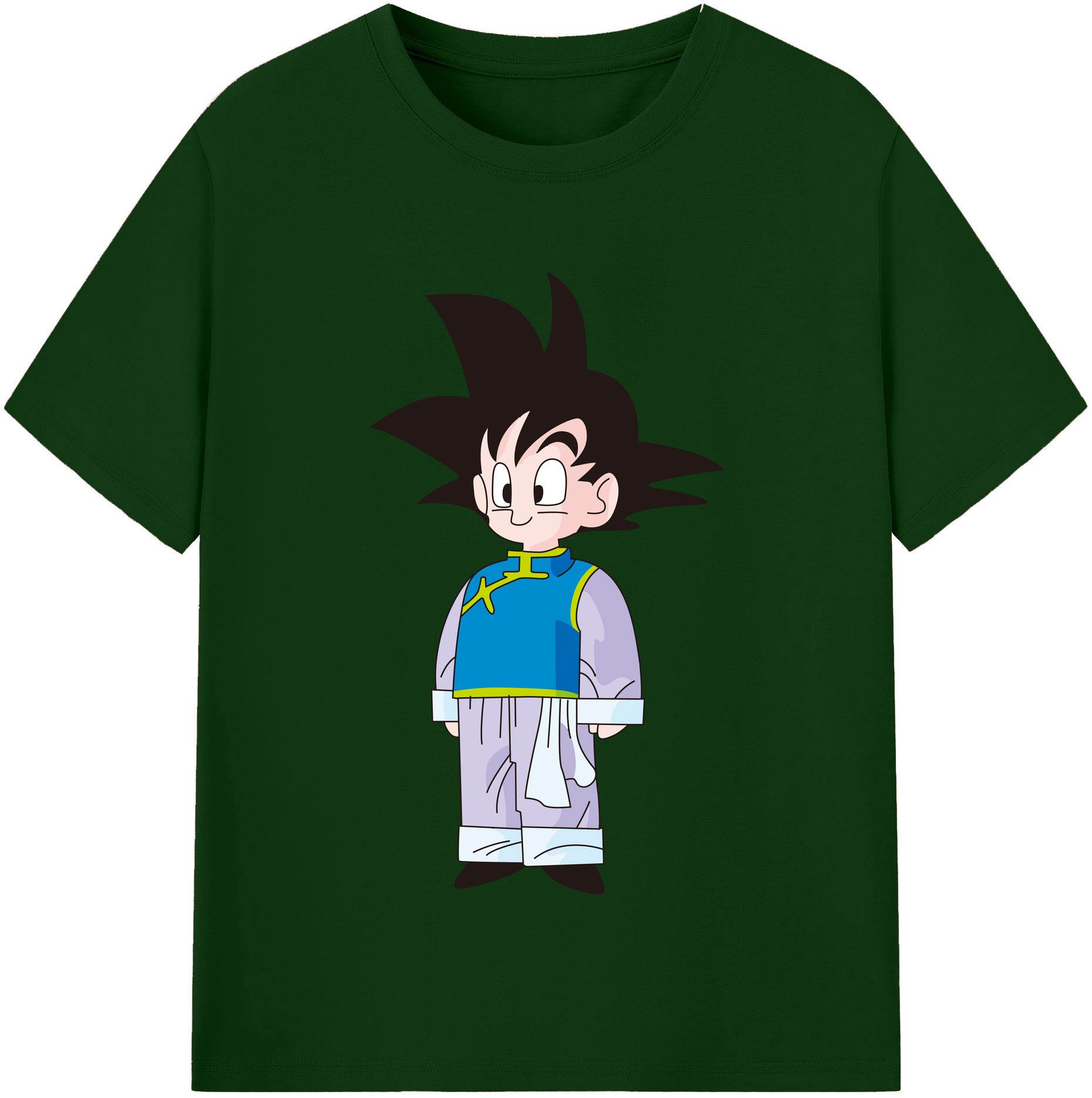 （画像用） ドラゴンボール 孫悟空（そん ごくう）Son Goku カカロット DRAGON BALL Kakarotto 綿100％半袖Tシャツ（フロントプリント）